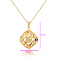 30424 xuping fashion jewelry 24k gold plated elegant design charm pendant